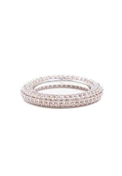 Izabel Display Colorful Ring Beige Silver