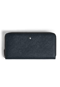 Montblanc محفظة سارتوريال بسحّاب بسعة 12 بطاقة ائتمان