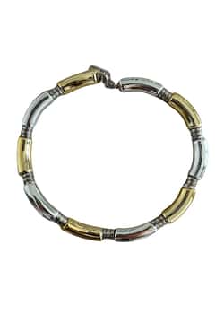 Colette Market Big tube two tone necklace