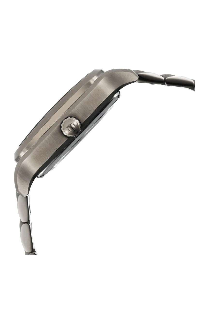 Titan Shaped Automatics Anthracite Dial Grey Stainless Steel Strap watch for Men