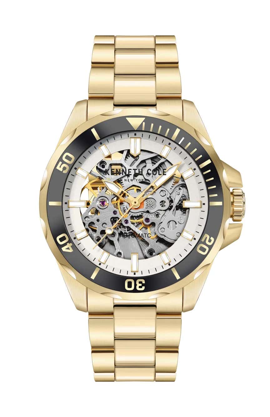 Kenneth Cole Kenneth Cole Mens Fashion Stainless Steel Automatic