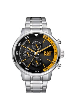 Cat Men's Analog Stainless steel