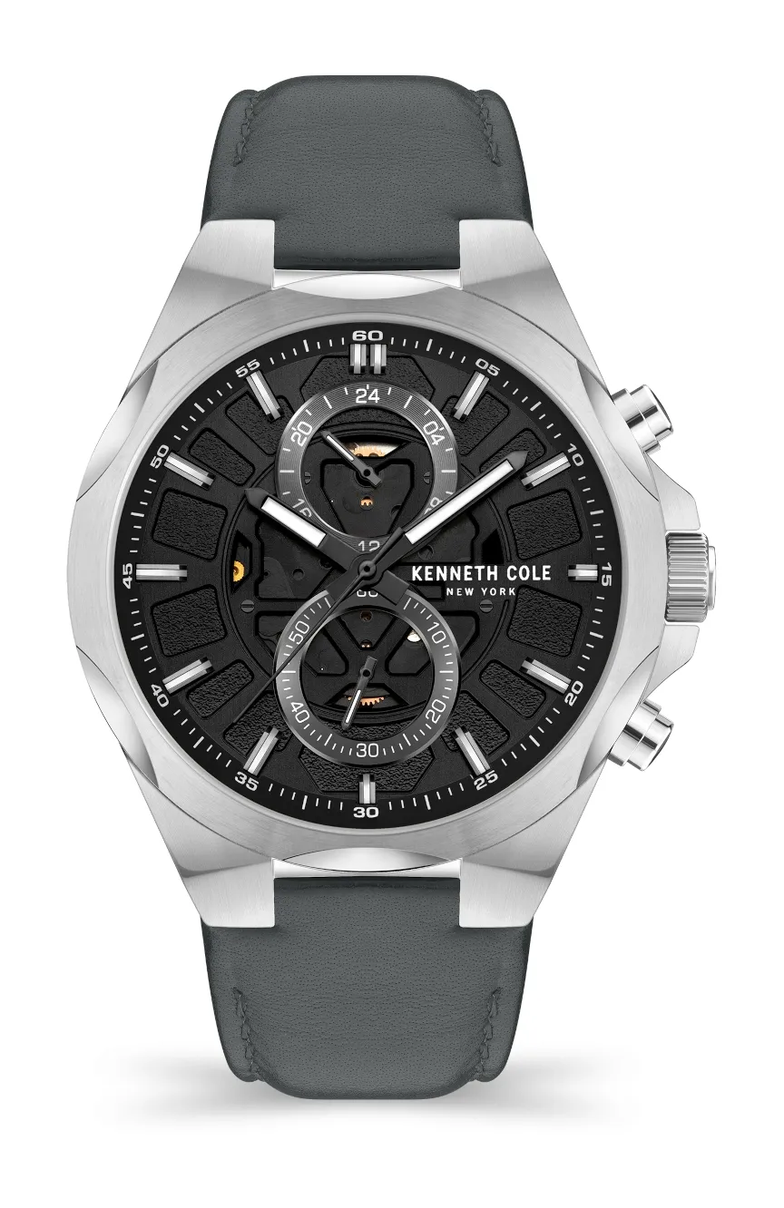 

Kenneth Cole | Kenneth Cole Mens Fashion Leather Quartz Watch KCWGF2130902