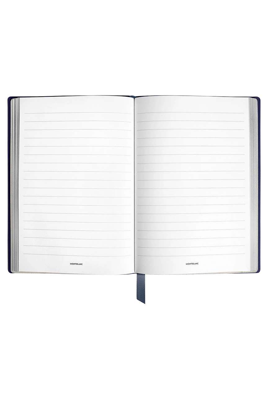 Montblanc Notebook Medium, Meisterstuck Around The World In 80 Days, Blue - Lined