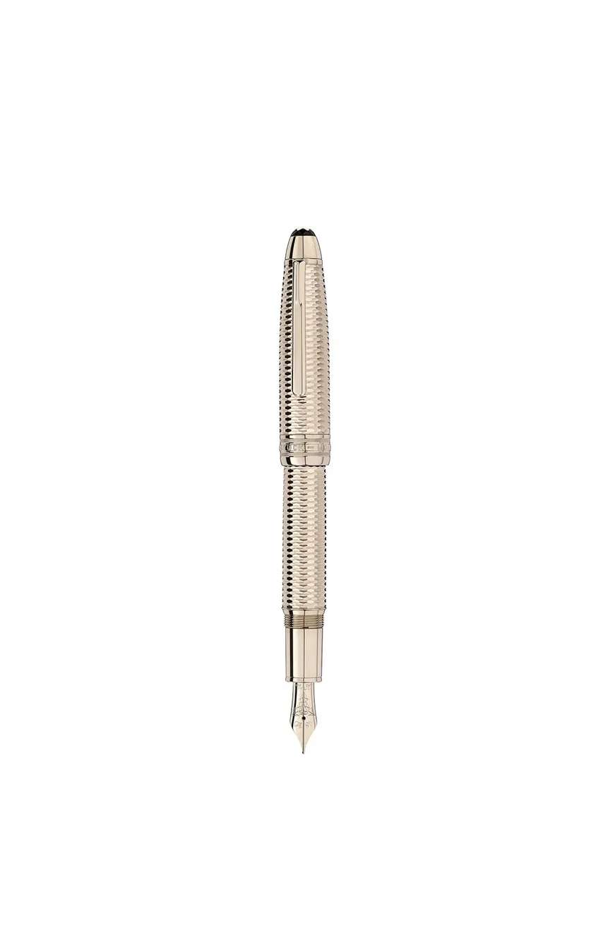 Montblanc Meisterstuck Geometry Solitaire signature Gold LeGrand Fountain Pen