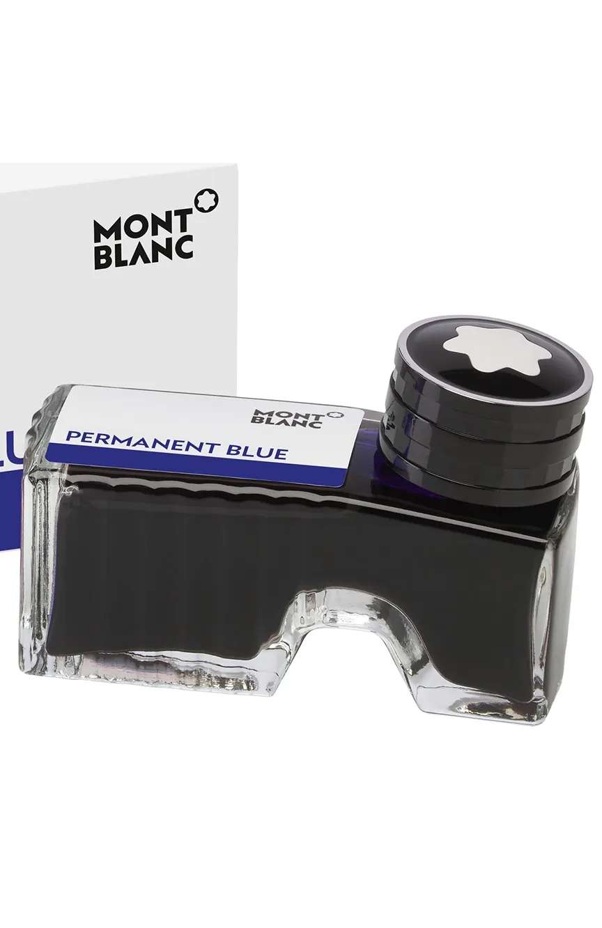 Montblanc Ink Bottle Permanent Blue 60Ml