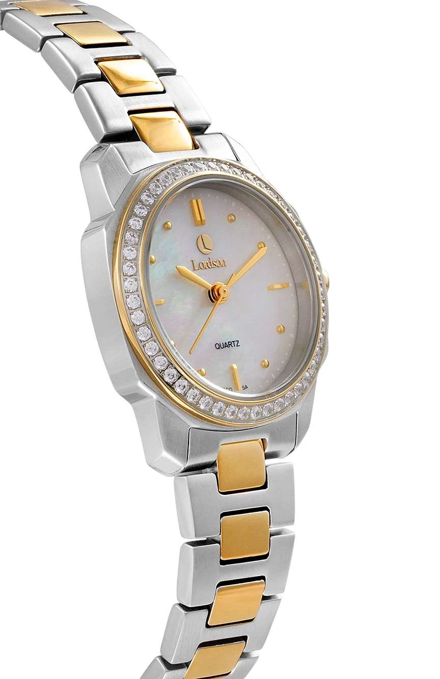 Lordson Ladies Silver Yellow Gold Stainless Steel watch