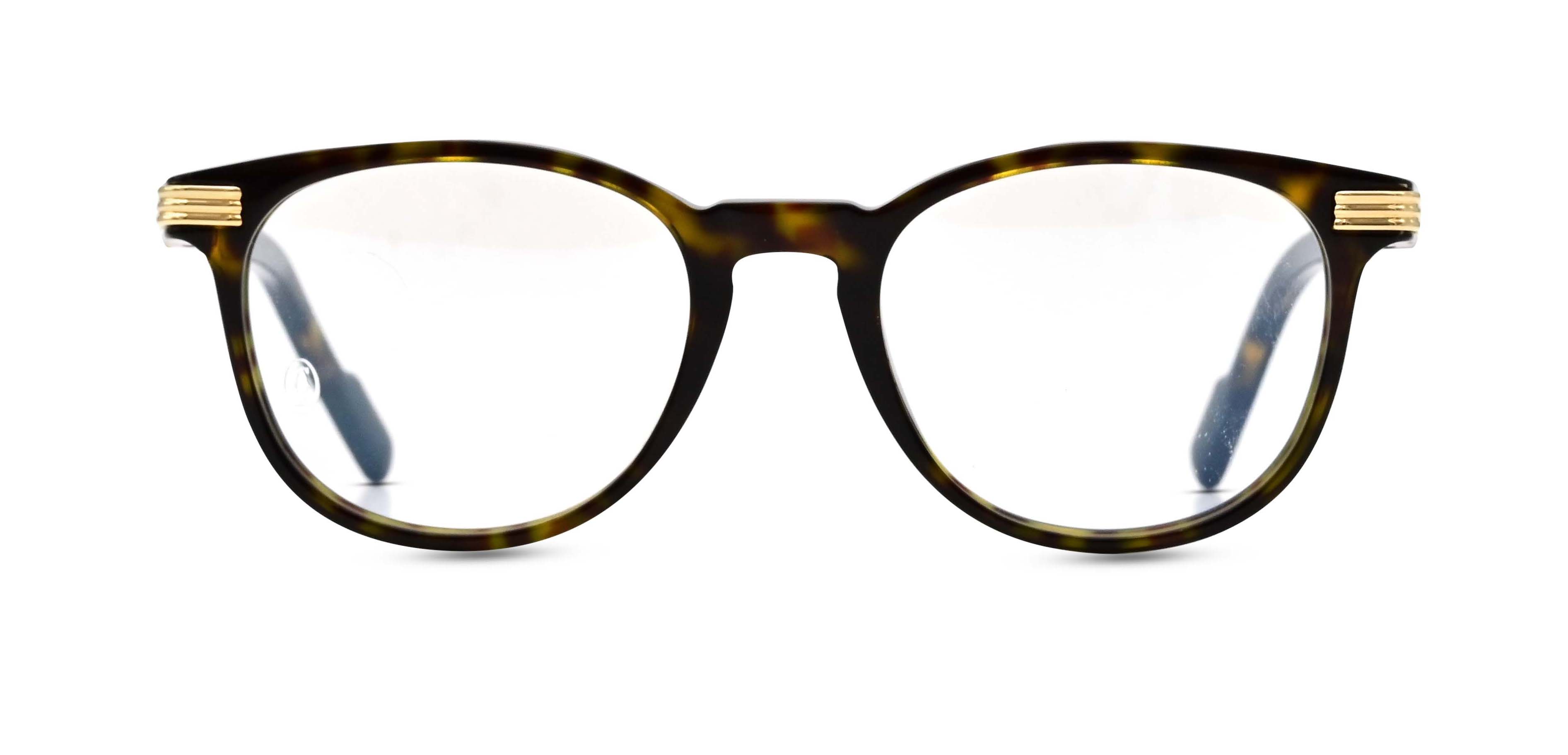 Cartier round cheap frame glasses