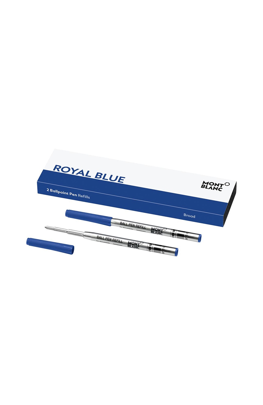 Montblanc 2 Rollerball LeGrand Refills Broad Royal Blue RivoliShop