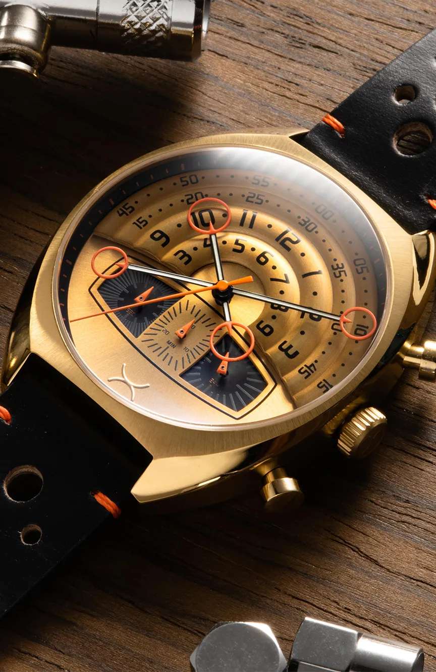 Xeric Halograph III Chrono Vintage Gold