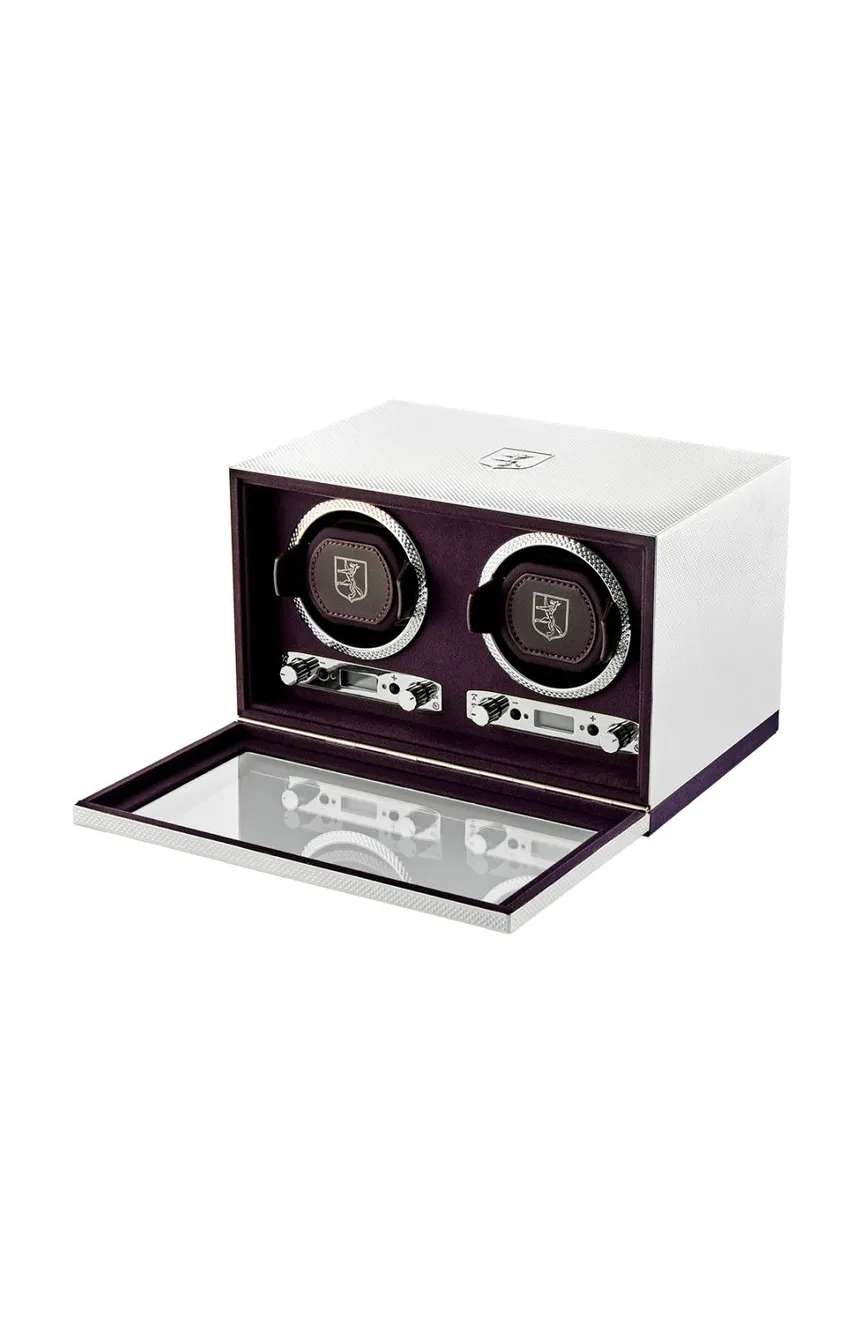 وولف SILVER DOUBLE WATCH WINDER