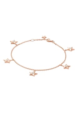 OMEGA BRACELET 18K RED GOLD DIAMONDS