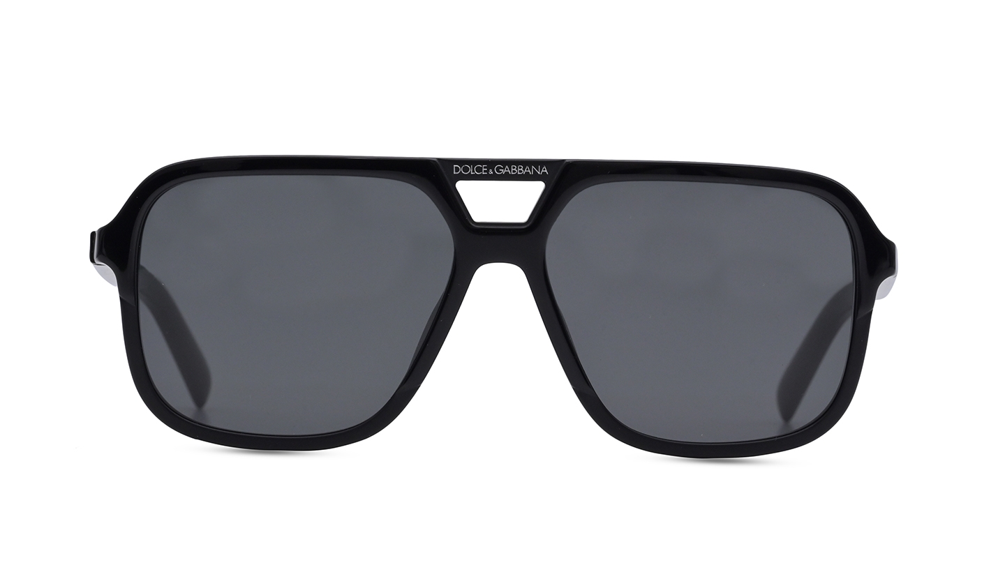 Dolce and gabbana hot sale men's black sunglasses