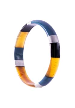 Soyang Paris Horn and Lacquer wide bangle
