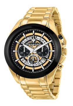 MASERATI ساعة كوارتز بسوار معدني للرجال