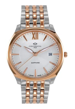 Continental Gents Silver Rose Gold Stainless Steel watch