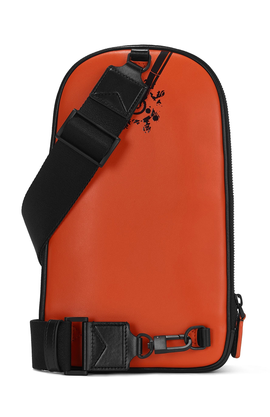 Orange shop sling bag