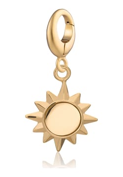 Lily Charmed Gold Plated Sunshine Charm