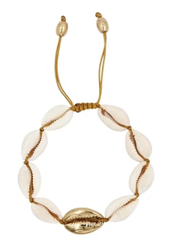 TOHUM Natural Large Puka Shell Bracelet