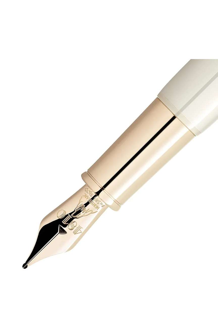 Montblanc Heritage Rouge Et Noir Baby Special Edition Ivory-Coloured Fountain Pen