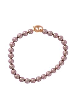 Madreperla Irridescent grey pearl necklace