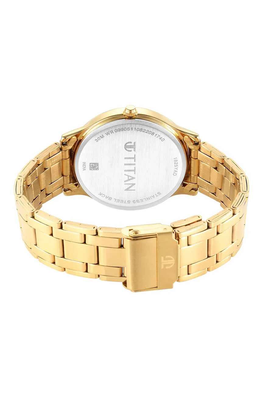 Titan Karishma Radiance Champagne Dial Analog Watch for Men
