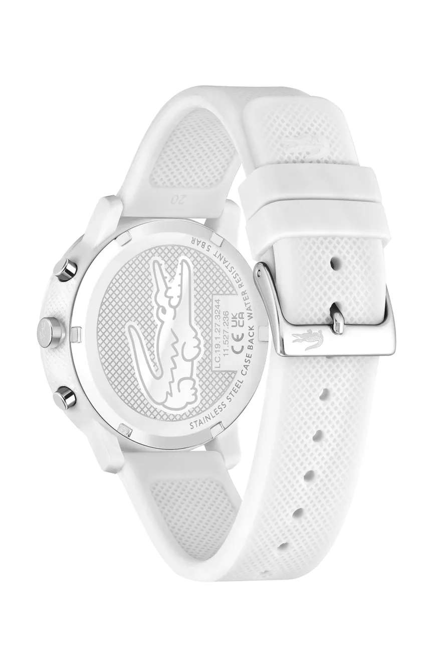 لاكوست ساعة يد رجالية من لاكوست بتقنية الكوارتز مصنوعة من السليكون - 2011246