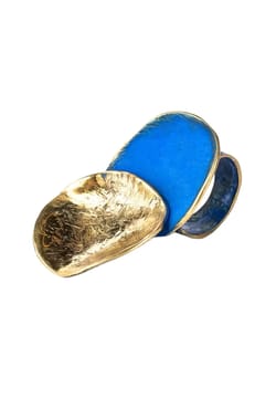 Fili Plaza Deep blue adjustable ring