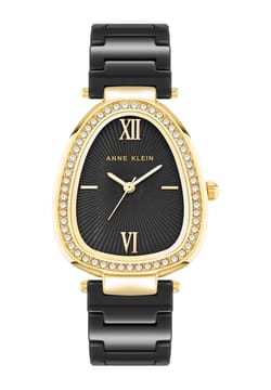 Anne Klein ساعة انالوج بسوار سيراميكي للنساء