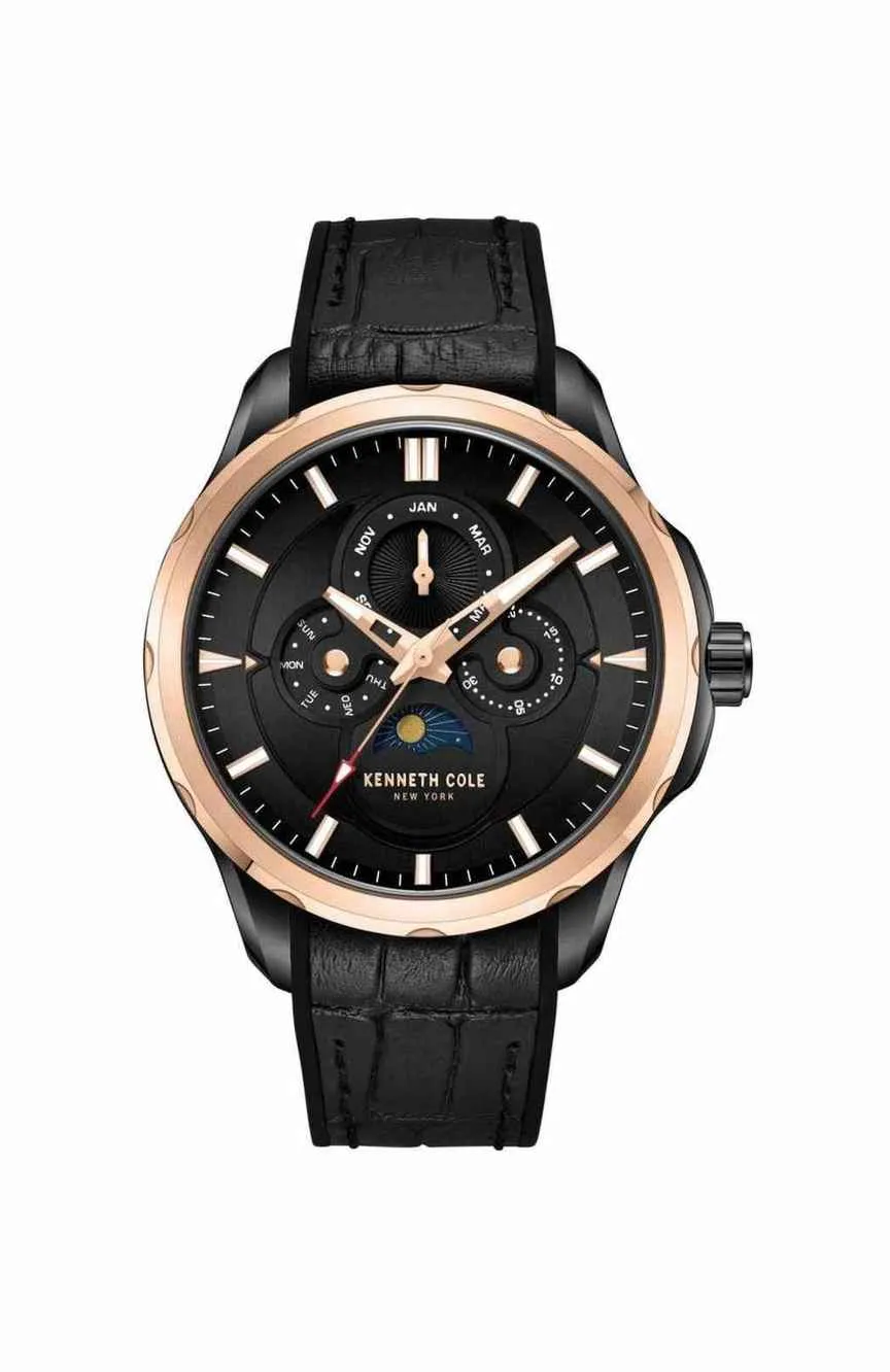 

Kenneth Cole | Kenneth Cole Mens Silicone Quartz Watch KCWGQ0015804