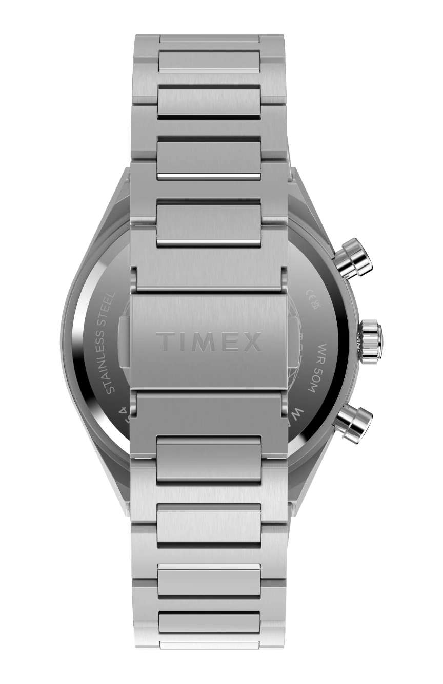 Timex Q Continental Chronograph 40mm Stainless Steel Bracelet Watch