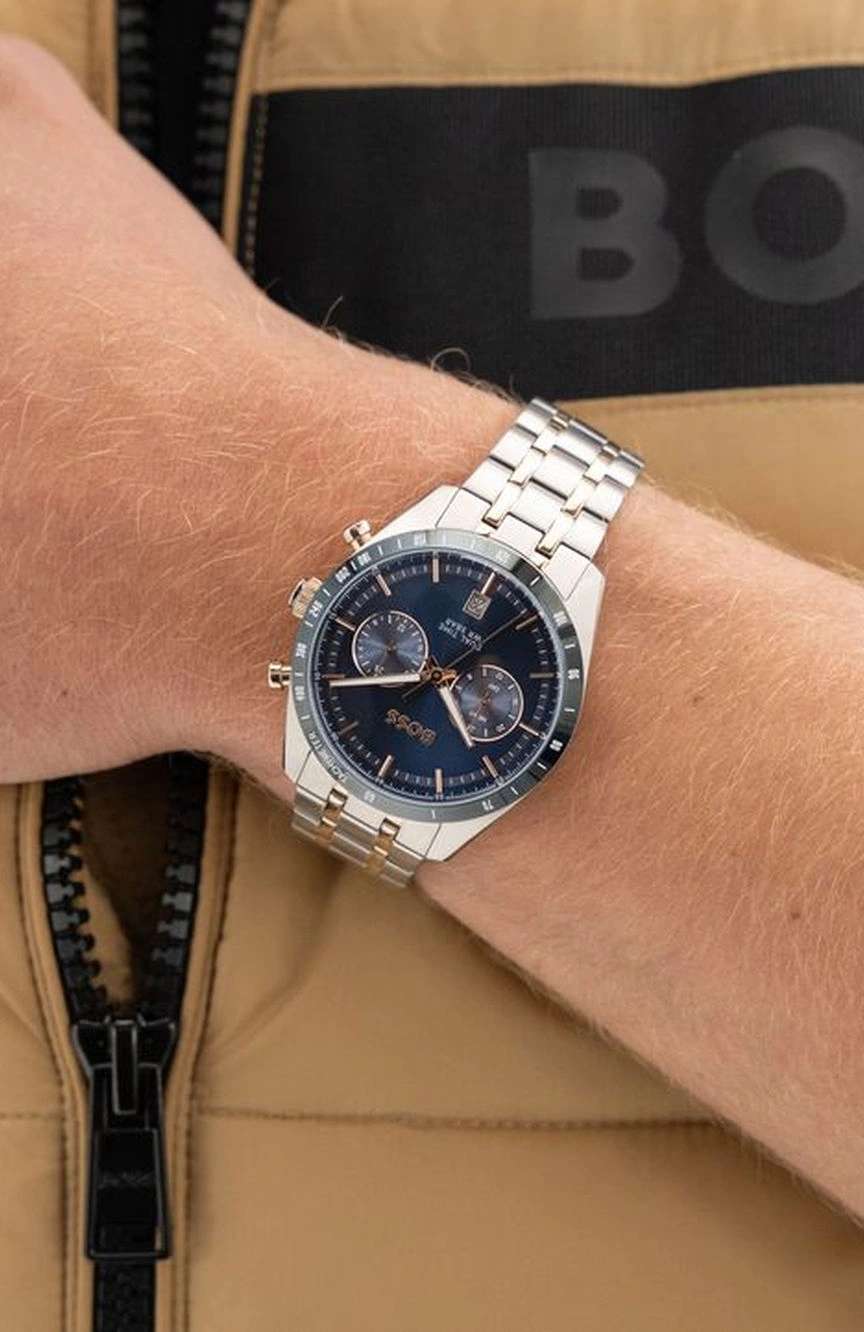 بوص ساعة بوص تورماستر مستديرة بسوار من الفولاذ المقاوم للصدأ مقاس 41 مم للرجال