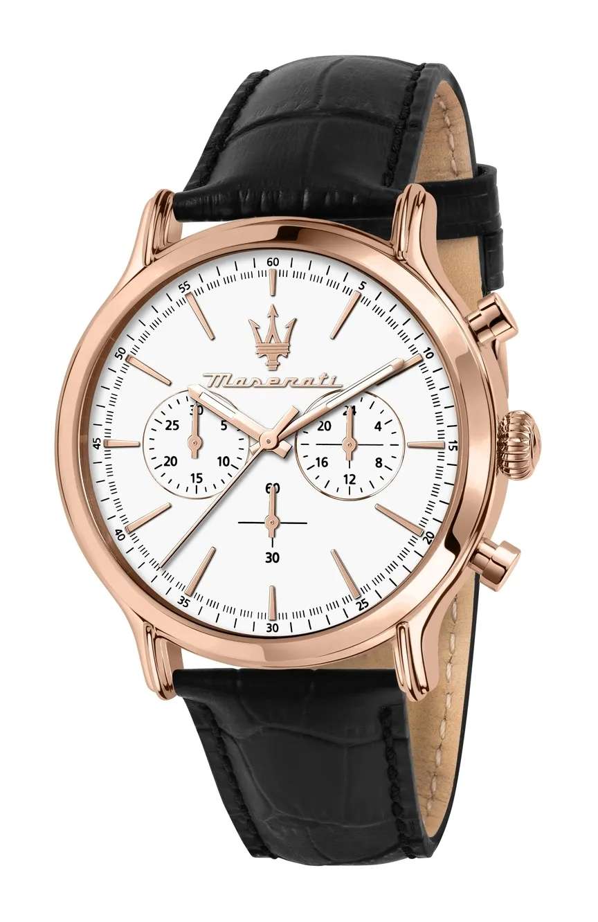 MASERATI Men Analog Leather Watch