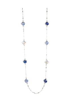 Andrea Marazzini Sautoir rodium plated necklace