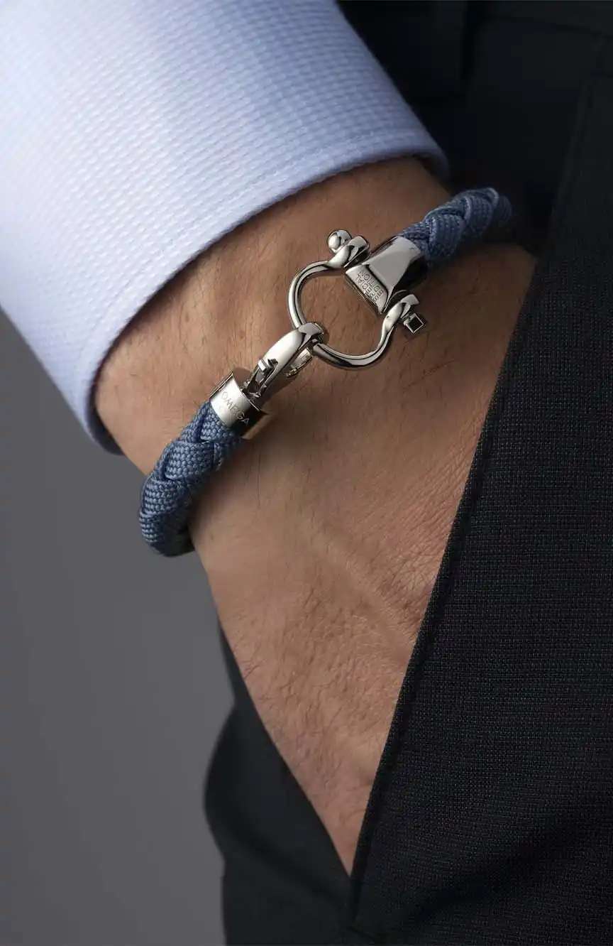 أوميغا سوار نايلون بمشبك ستانلس ستيل