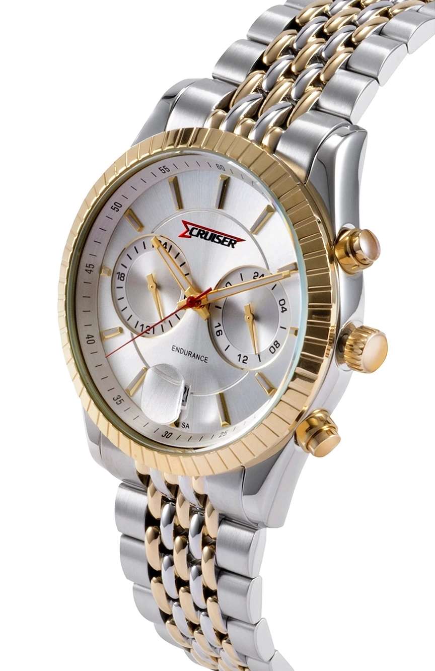 Cruiser Gents Steel and Yellow Gold Stainless Steel watch