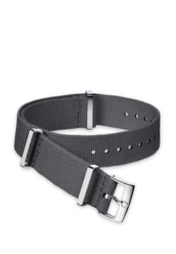 OMEGA Polyester, grey, Nato Strap