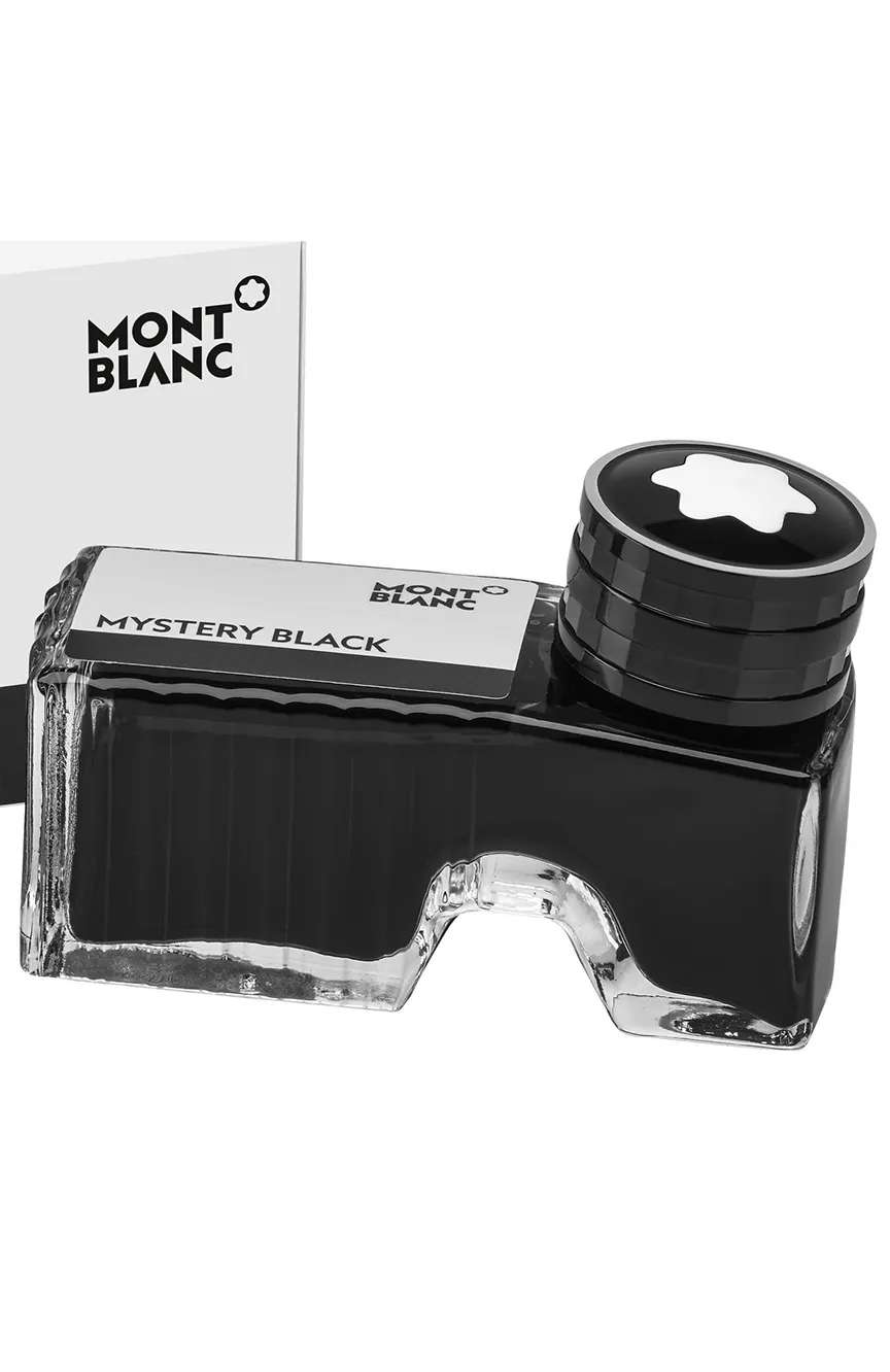 مون بلان زجاجة حبر أسود غامض