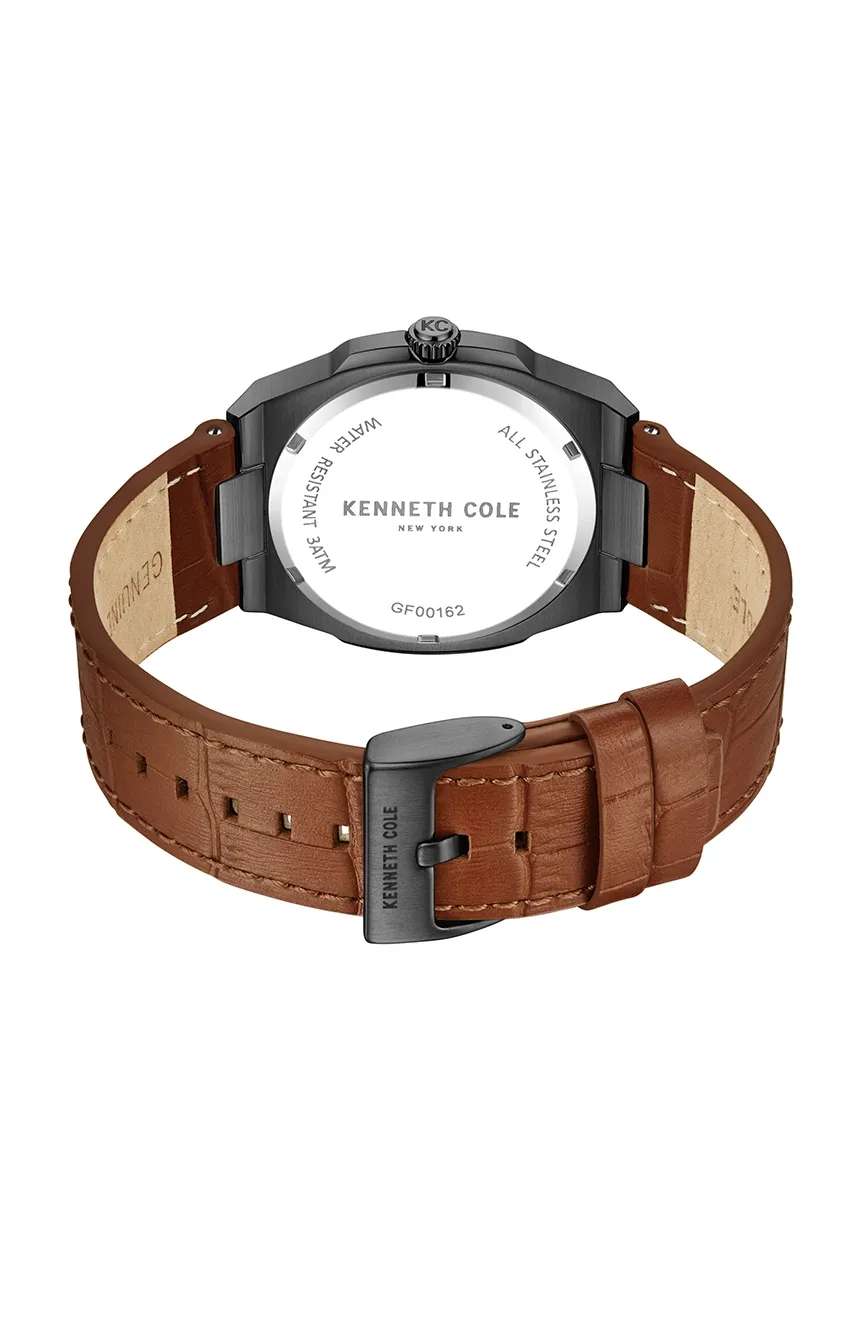 Kenneth Cole Kenneth Cole Mens Fashion Leather Quartz Watch KCWGF0016201