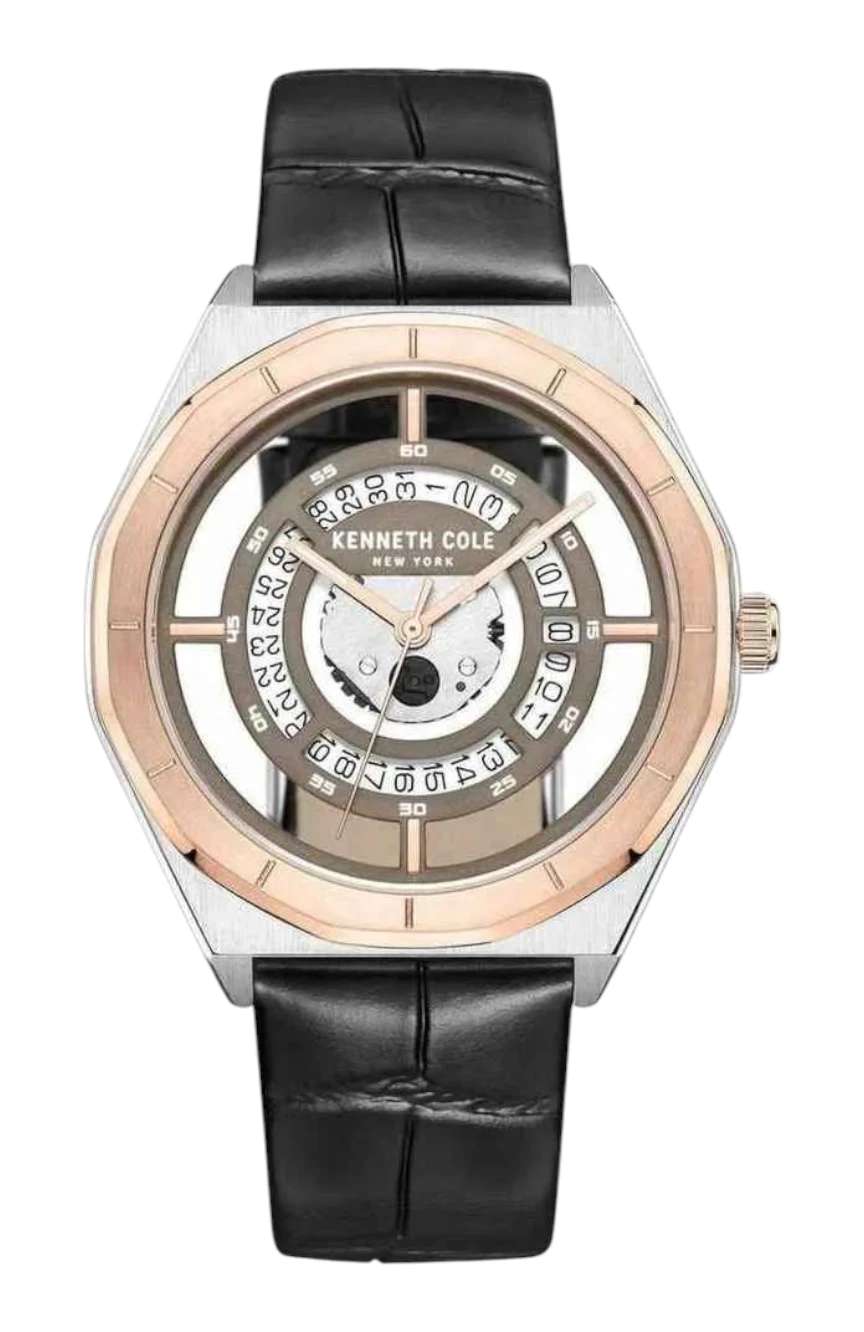 Kenneth Cole Kenneth Cole Mens Leather Quartz Watch KCWGB0014303