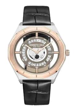 Kenneth Cole Kenneth Cole Mens Leather Quartz Watch KCWGB0014303
