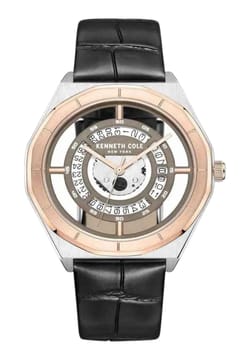 Kenneth Cole Kenneth Cole Mens Leather Quartz Watch KCWGB0014303