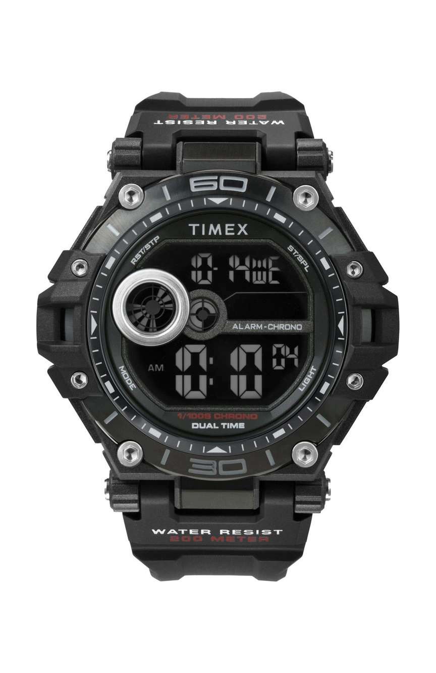 Timex Digital 52Mm Resin Strap Watch