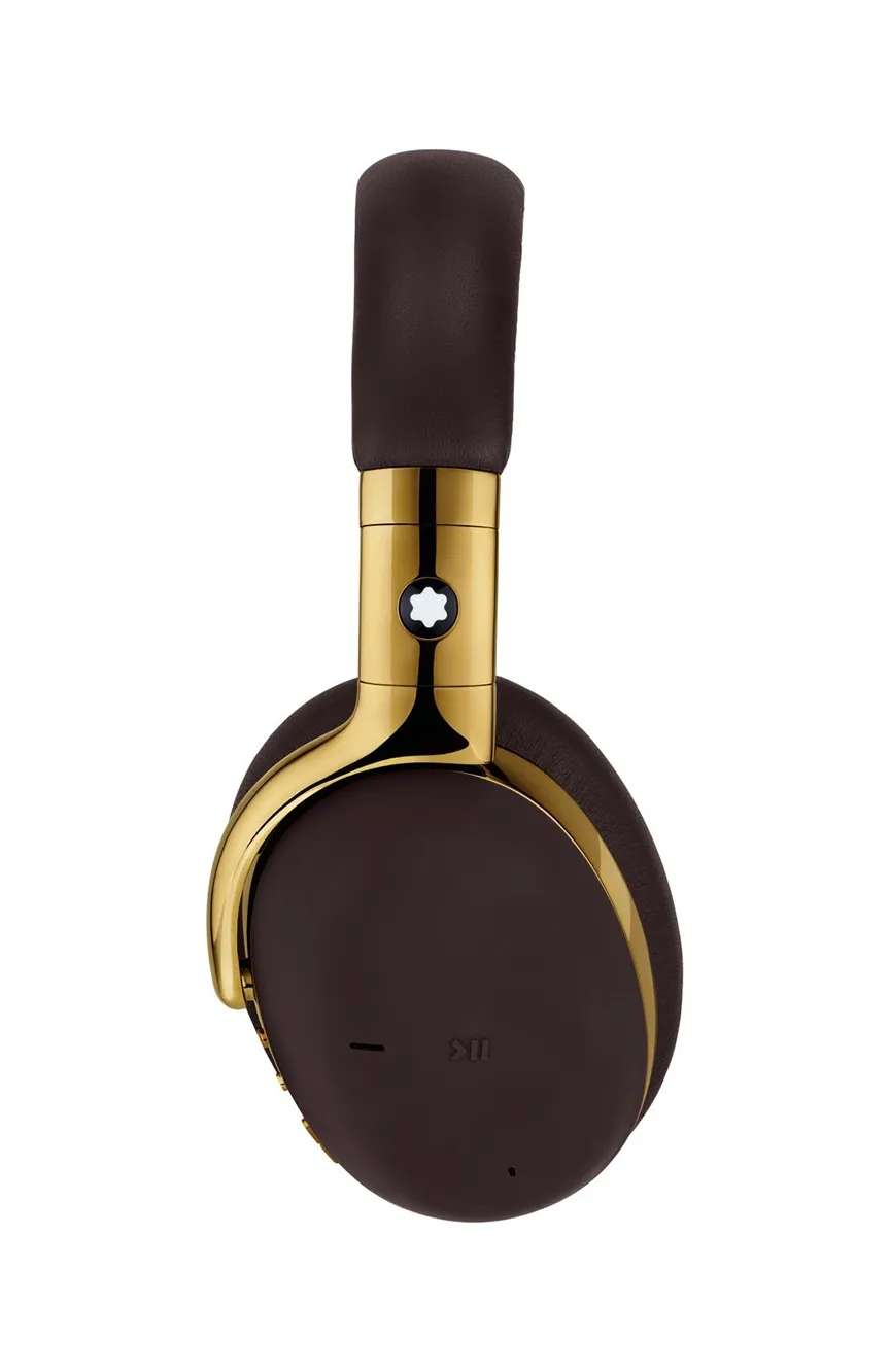 مون بلان سماعات الرأس MB 01 أوفر إير باللون البني