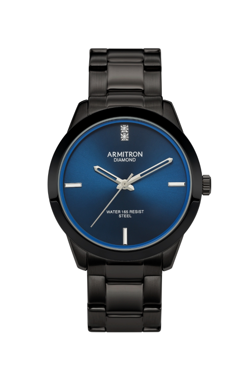 Armitron diamond best sale watch blue