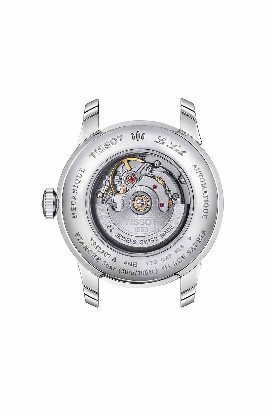 تيسو ساعة لي لوكل مقاس 29 مم بقرص من الذهب عيار 18 قيراط