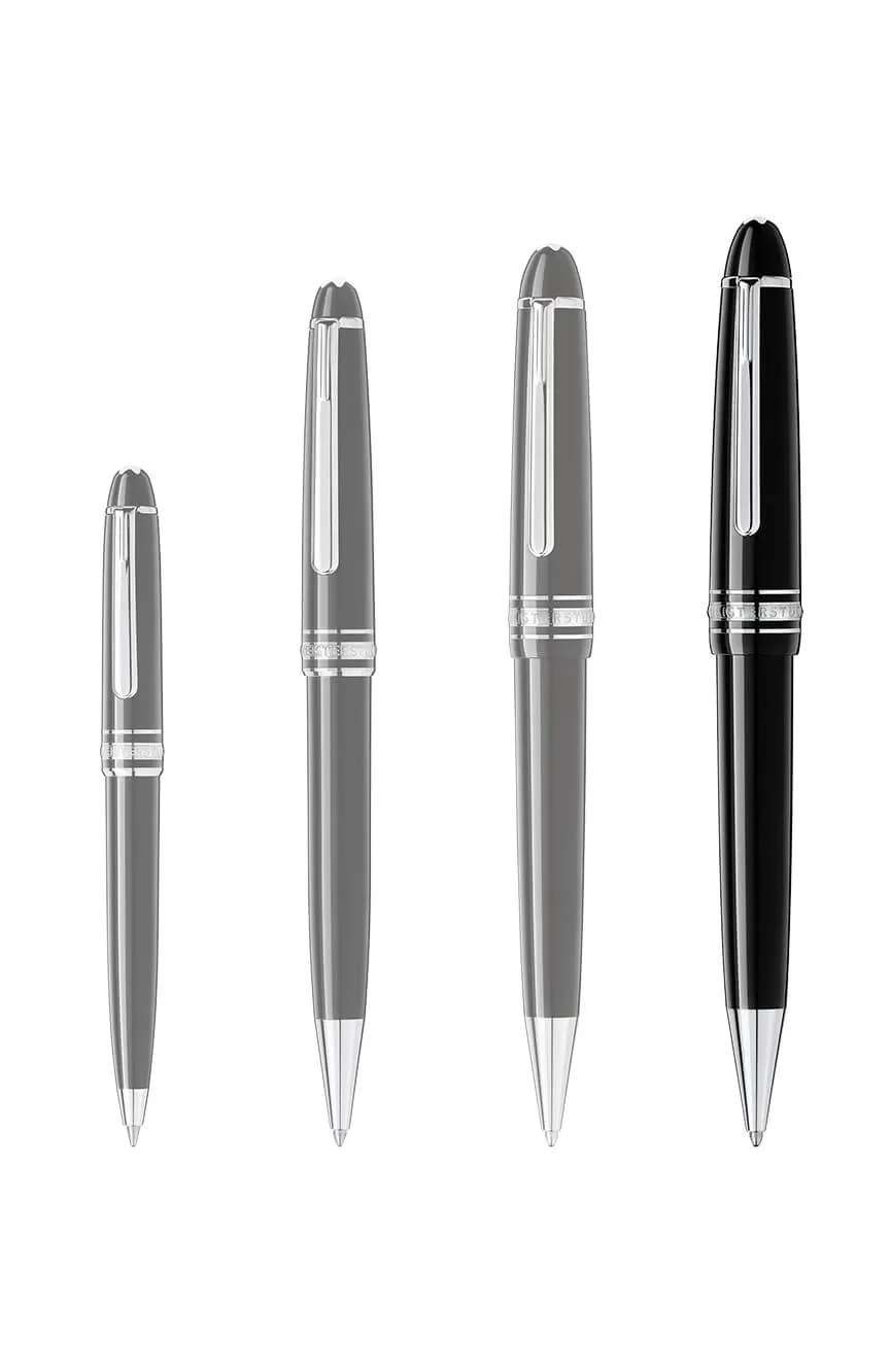 مون بلان قلم حبر جاف مايسترشتوك لي جراند مطلي بالبلاتينيوم