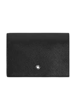 Montblanc Compact Wallet 6cc with Zip in Sartorial Leather