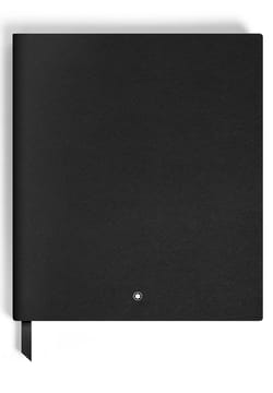 Montblanc Notebook Large Saffiano Leather Black Blank Pages