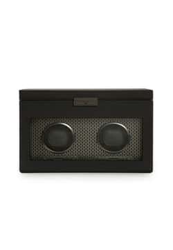WOLF AXIS DOUBLE WATCH WINDER WITH STORAGE